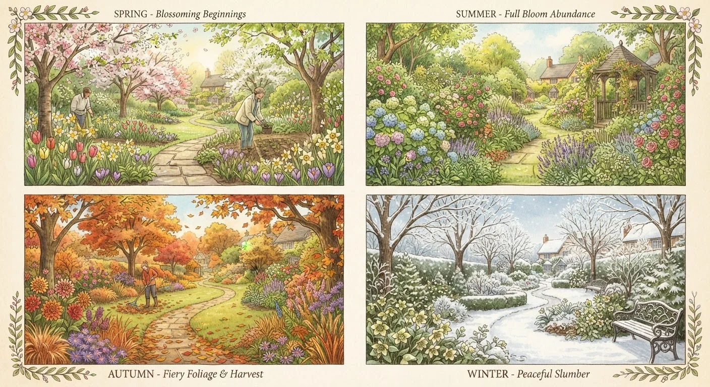 A Season-by-Season Gardening Calendar