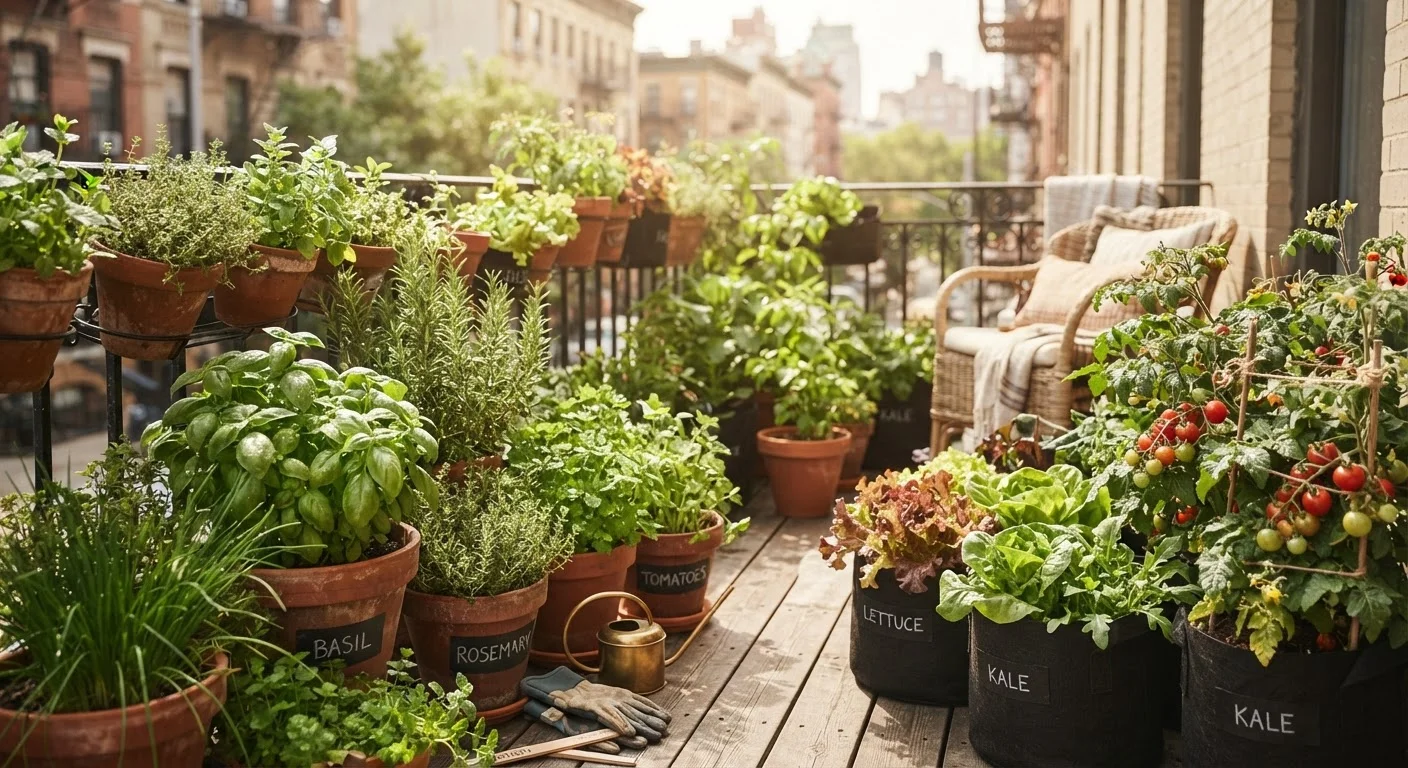 Growing Food in Small Spaces: Containers, Walls, and Windowsills