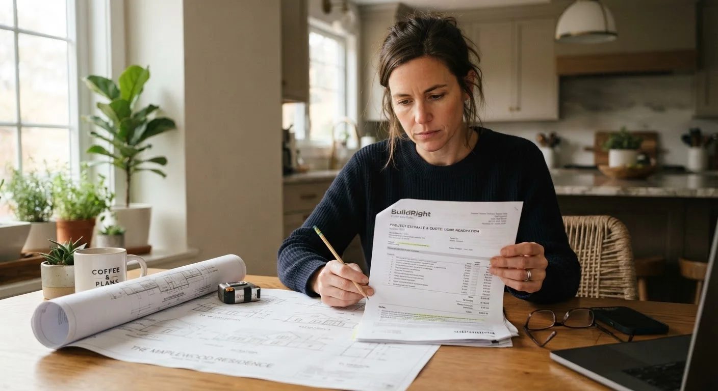 How to Read a Builder's Quote Without Getting Caught Off Guard