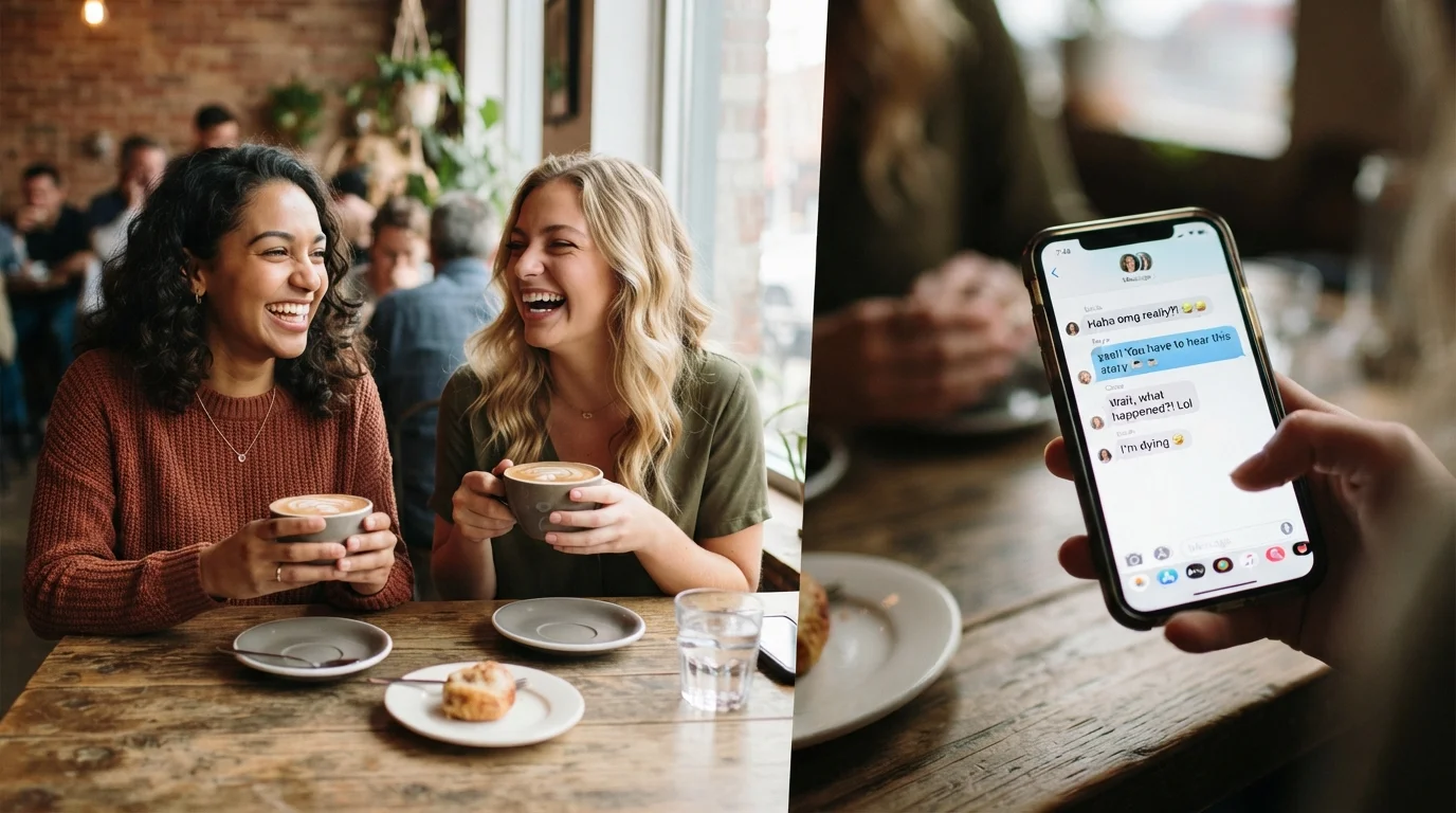 Online Friendships vs. In-Person Bonds: What Each Offers That the Other Can't