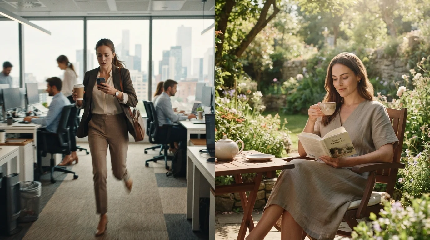Slow Living vs. Hustle Culture: Two Visions of a Well-Spent Life