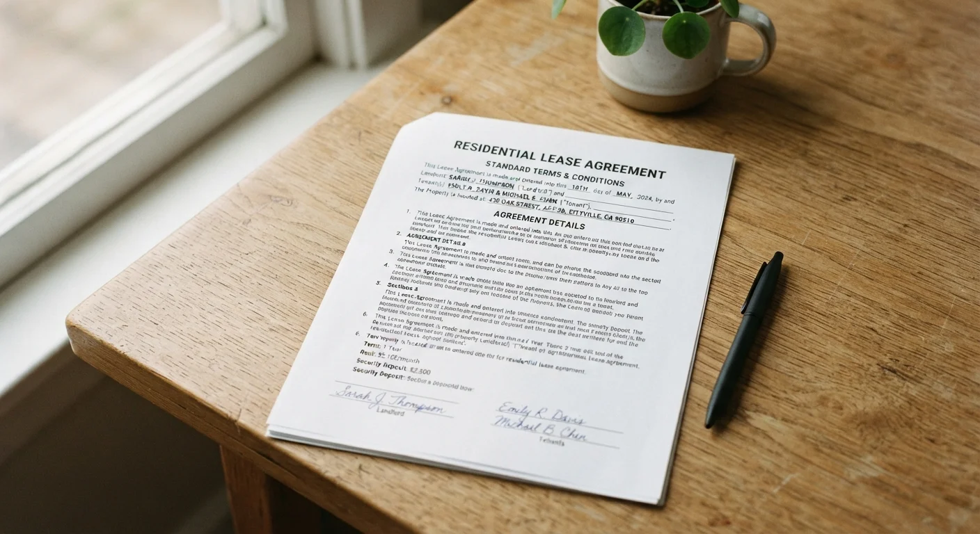 What a Lease Agreement Actually Says: A Plain-English Breakdown